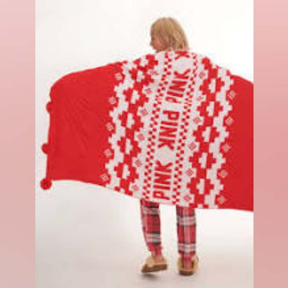 VS Pink Blanket